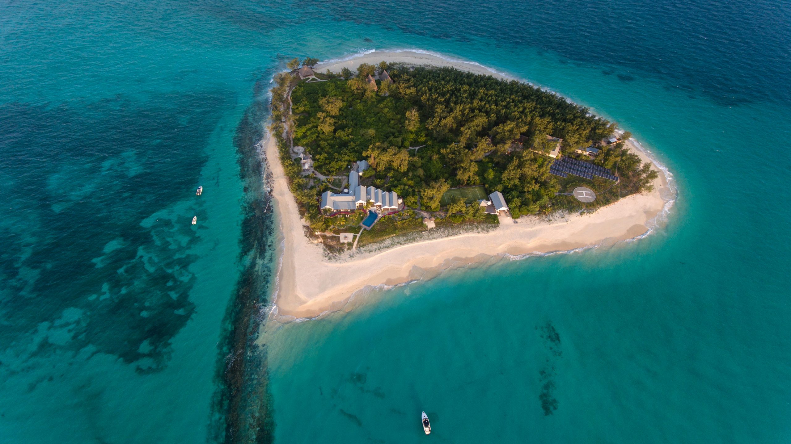 Thanda Island Private Island Aerial, Tanzania - Luxury Africa Holidays