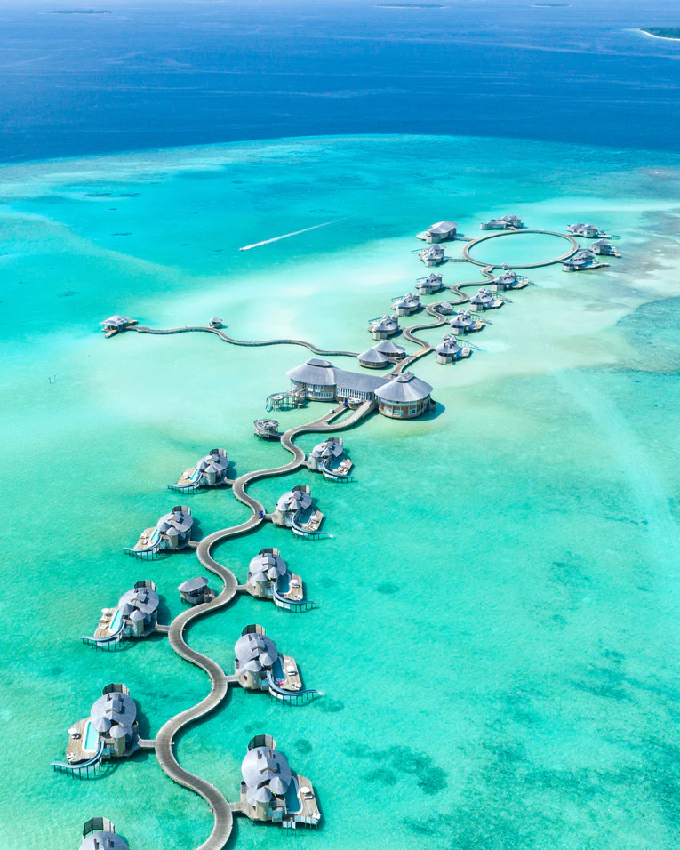 Luxury villas rental in the Maldives.
