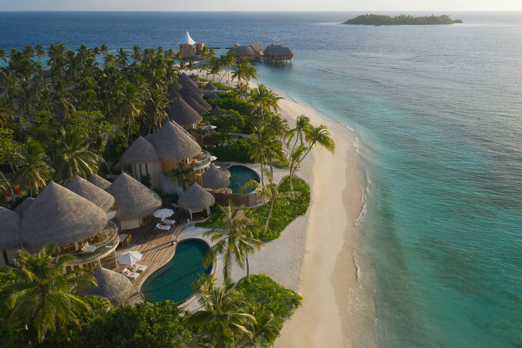 Luxury holiday accommodation on a private island